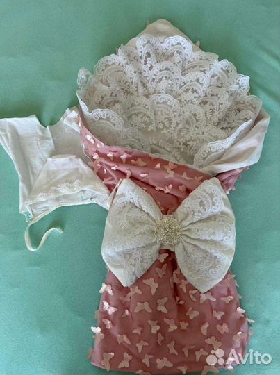 Конверт на выписку для девочки лето