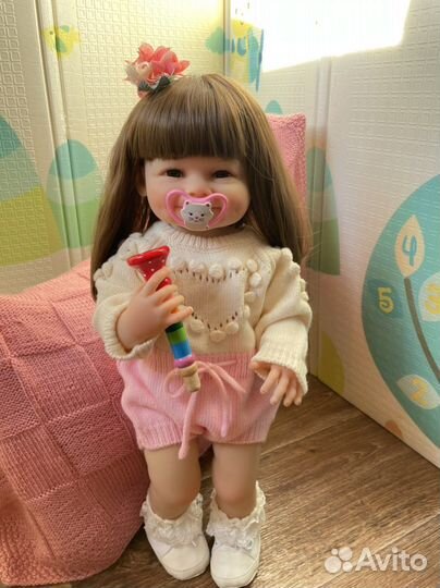 Кукла реборн 56-57 см, Можно купать