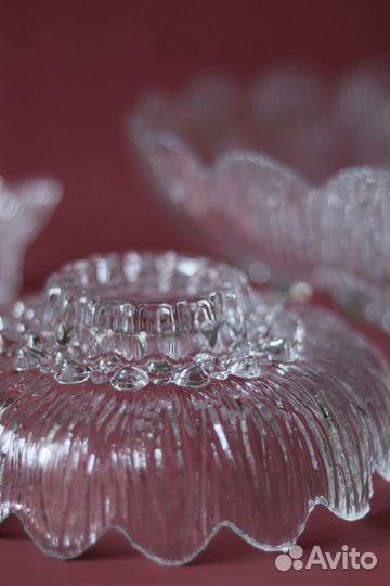 Хрстальная ваза (блюдо, конфетница)