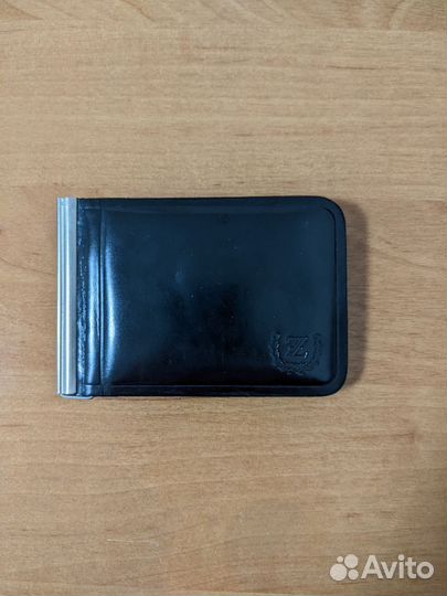 Зажим для денег из натуральной кожи