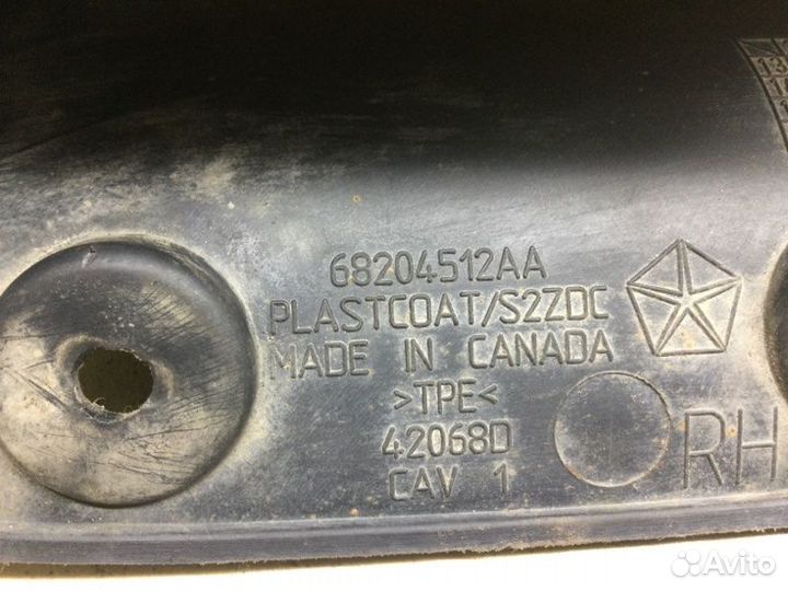 Накладка на порог (наружная) правая Jeep Grand