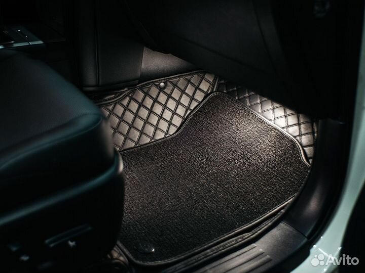 Ковры из эко кожи с высокими бортами 5Д