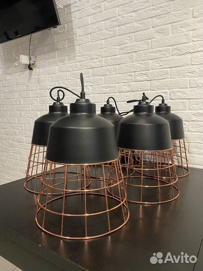 Подвесные светильники в стиле лофт