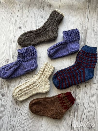 Носки вязаные ручной работы