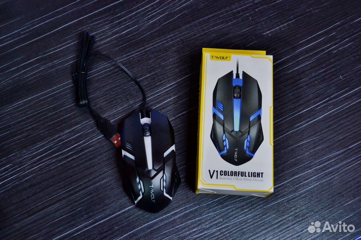 Новая игровая мышь с LED подсветкой