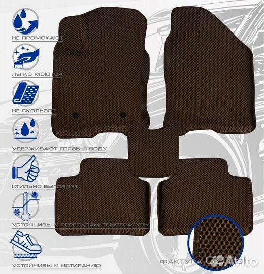 3D коврики ева lexus LS-400 1994-2000