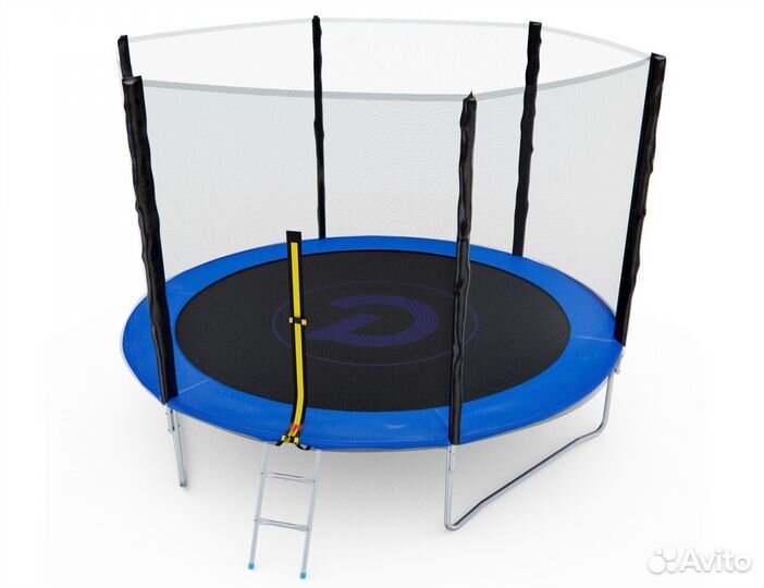 Батут 3,05 м с сеткой и лестницей новый в наличии