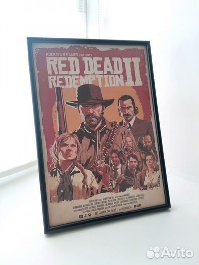 Постер Red Dead Redemption 2