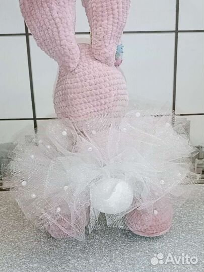 Амигуруми зайка 'Мила' 47см