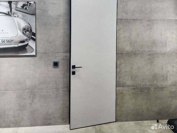 Двери скрытого монтажа алюминиевый каркас