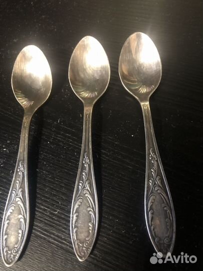 Мельхиоровые ложки и вилки СССР