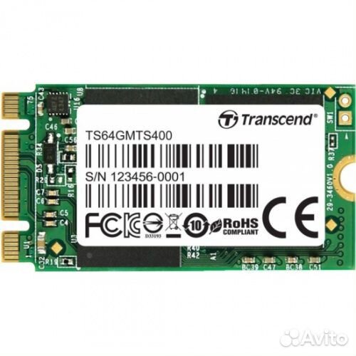 SSD накопитель Transcend MTS400S, M.2 (42 мм) SATA