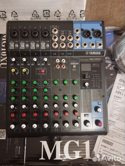 Микшерный пульт yamaha mg10xu