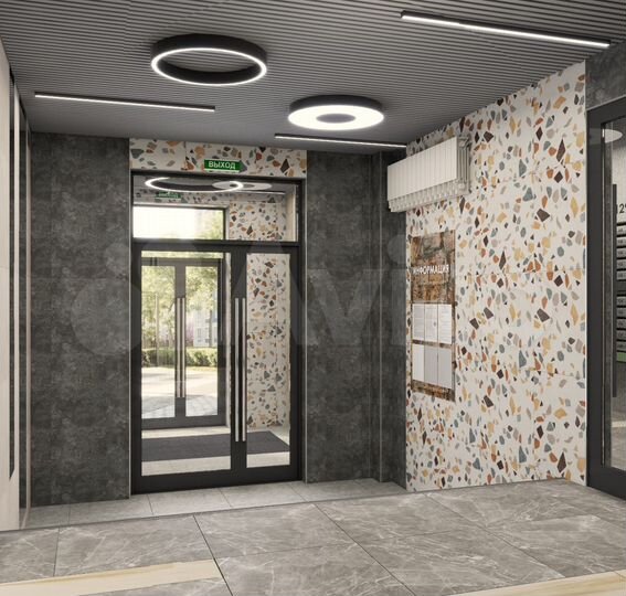 2-к. квартира, 57 м², 6/17 эт.