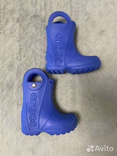 Сапоги резиновые crocs с8 с9