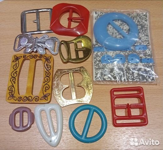Пряжки, застёжки, 60-80-х гг