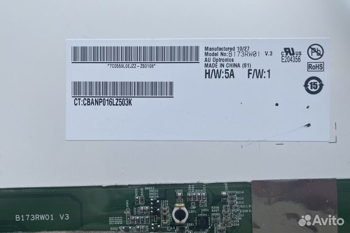 Матрица B173RW01