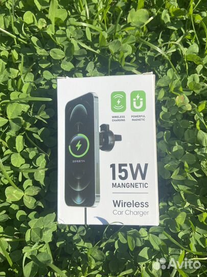 Беспроводное зарядное устройство в машину 15w