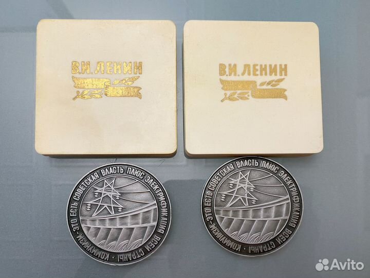 Настольная медаль ленин СССР
