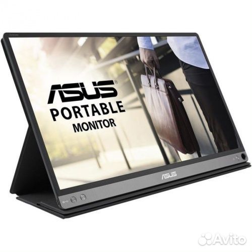 Монитор Asus 15.6 Portable MB16ACM темно-серый IPS