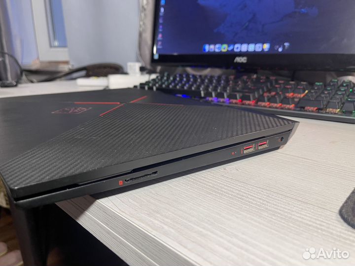 Игровой ноутбук hp omen FullHD i5 gtx1050