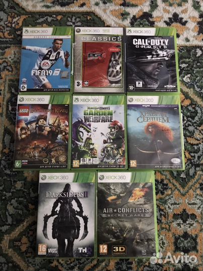 Диски xbox 360 Original авито доставка