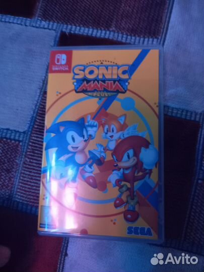 Sonic mania plus картридж nintendo switch