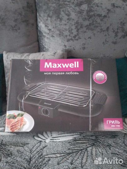 Электрогриль новый