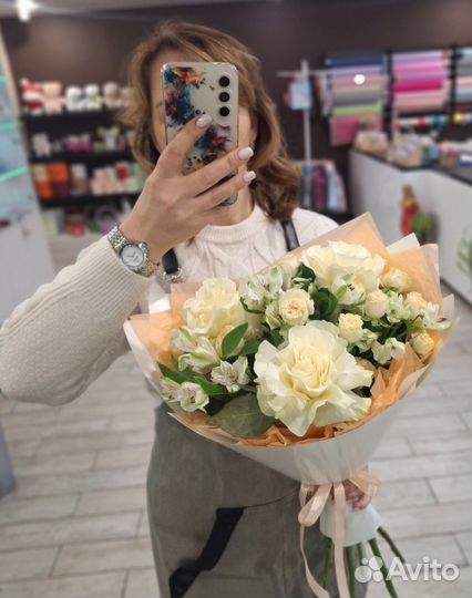 Белые розы с доставкой