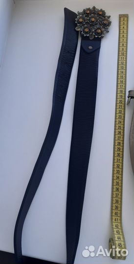 Ремень женский кожаный широкий (Италия)