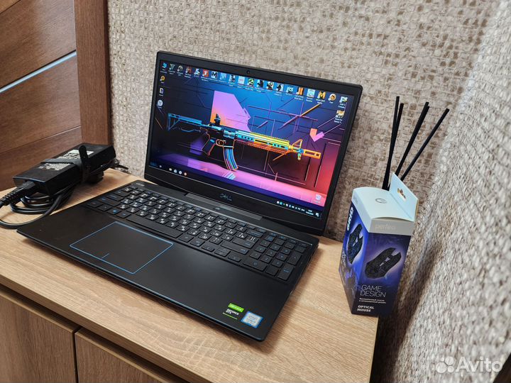 Мега Игровой dell,GTX1650 4Gb,i5 9300h,озу16Gb