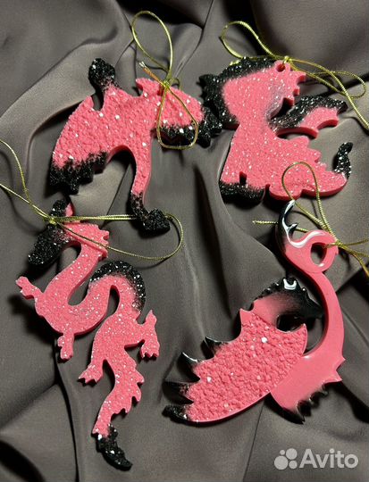 Елочные игрушки ручной работы