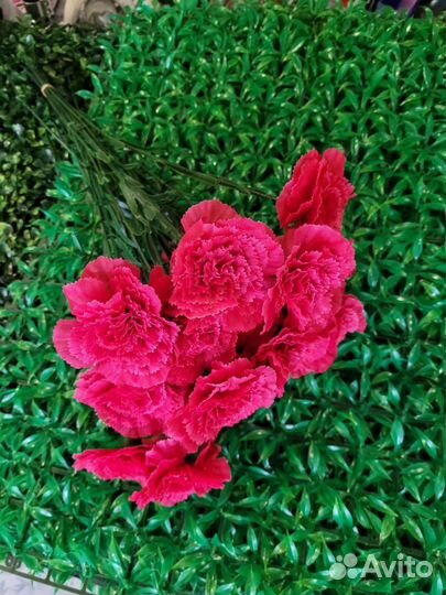 Гвоздика 50 см искусственные цветы