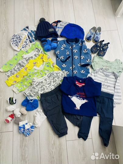 Детские вещи пакетом от 0 до года
