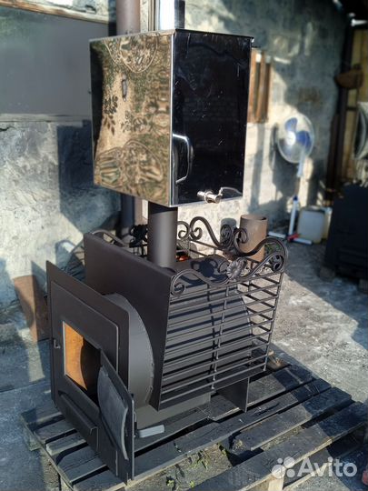 Печь для бани + бак на 70 литров
