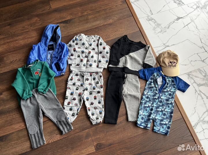 Вещи пакетом на мальчика 74 80