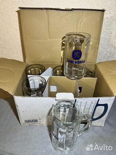 Пивные бокалы 0.3 кружка-0.5