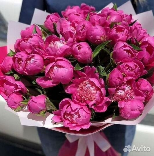 Пионы Букет пионов Доставка цветов