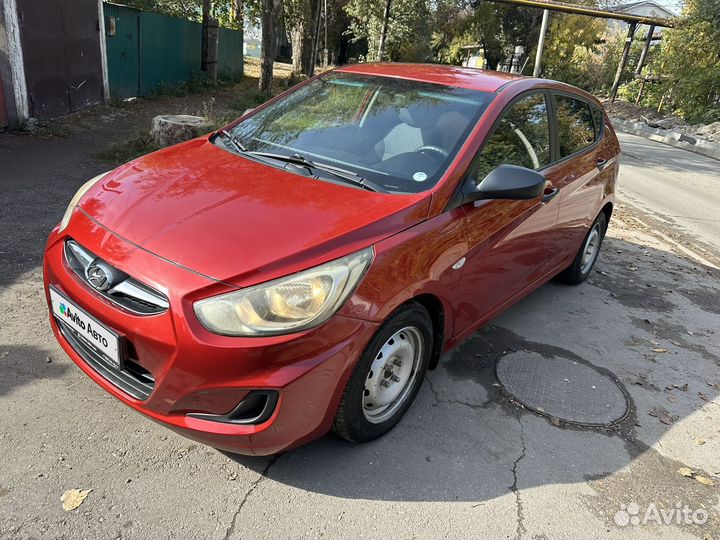 Hyundai Solaris 1.6 МТ, 2012, 205 000 км