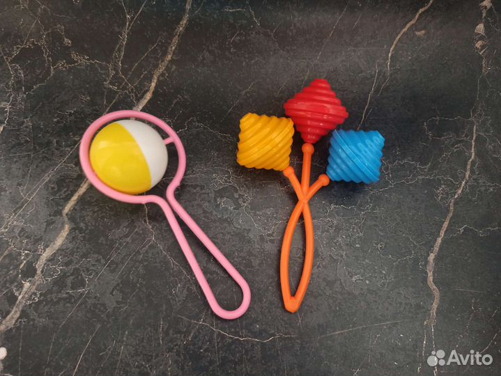 Погремушки, карточки для развития зрения