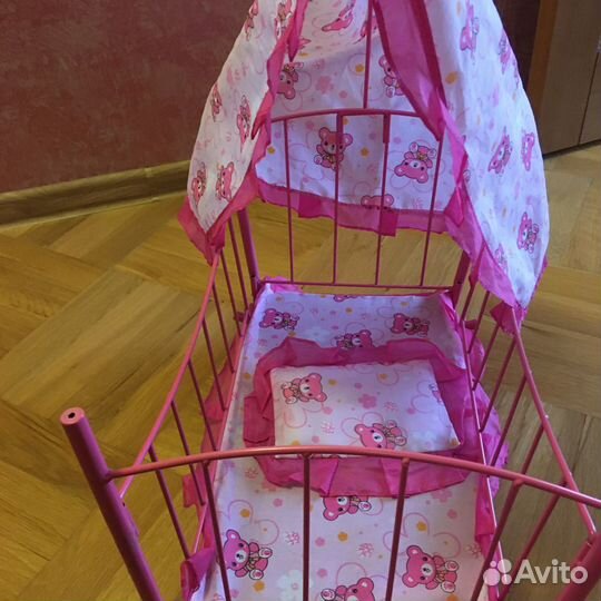 Кроватка железная