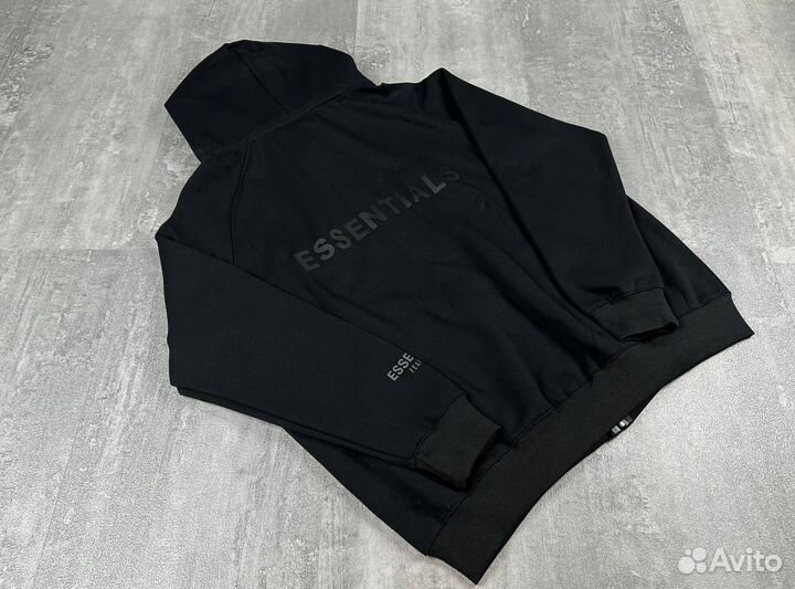 Зип худи Essentials Fear Of God на флисе