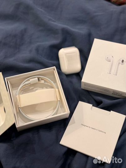 Беспроводные наушники apple airpods 2