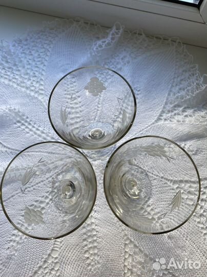 Фужеры СССР виноград