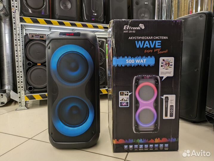 Колонка Eltronic 500в LED подсветка