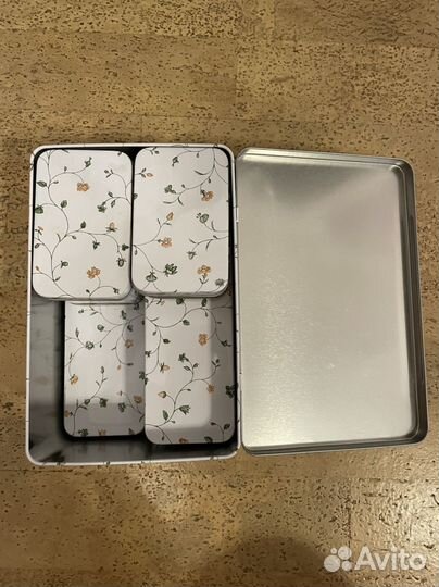 Набор коробка металлическая IKEA