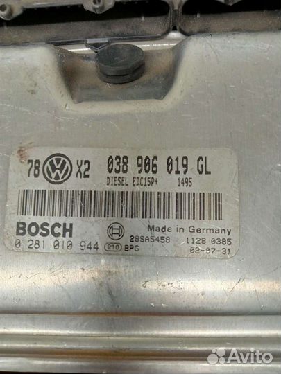 Блок управления двигателем VW Passat B5 1.9 TDI