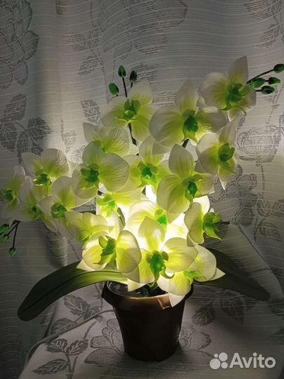 Светильник орхидея ручной работы