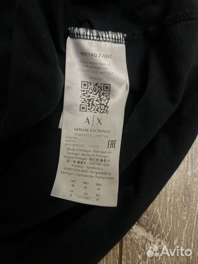 Armani exchange футболка