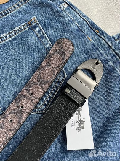 Ремень Coach коричневый